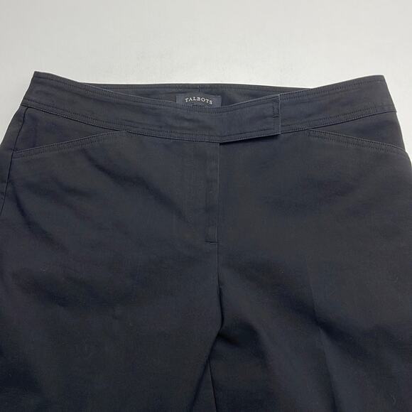 TALBOTS Women’s 12 Black Stretch Curvy Fit Dress Pant - Picture 1 of 3